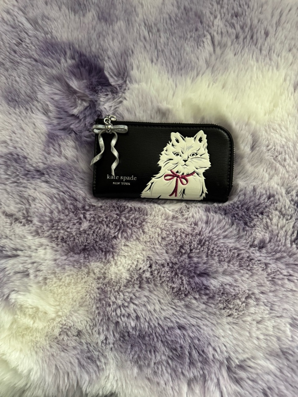Kate Spade Whiskers with White Cat and Pink Bow Collectors Edition NWT